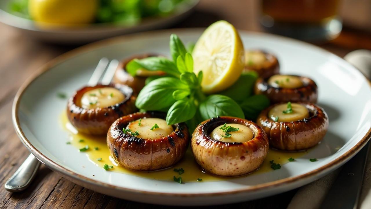 Herbally Grilled Mushrooms