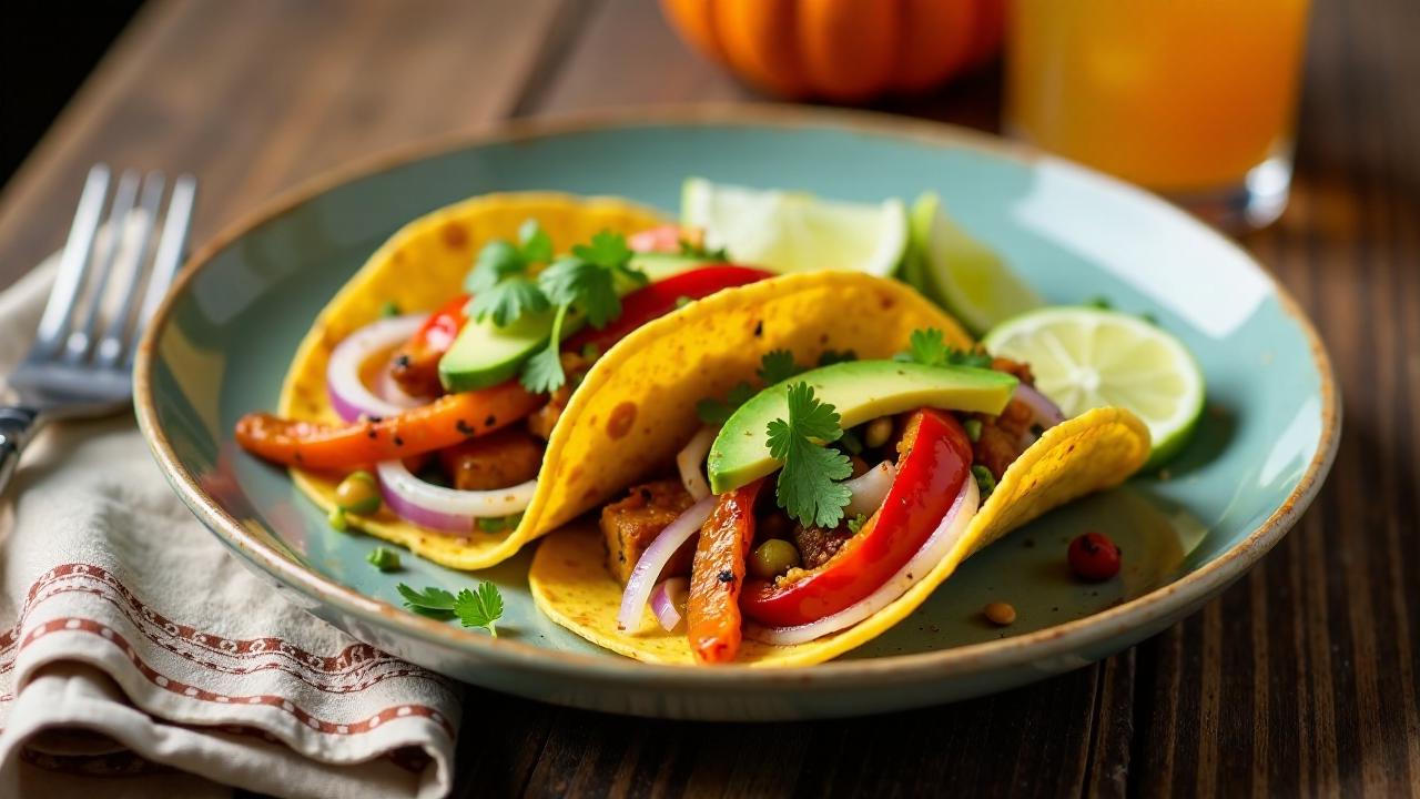 Herbstliche Winterkürbis-Tacos