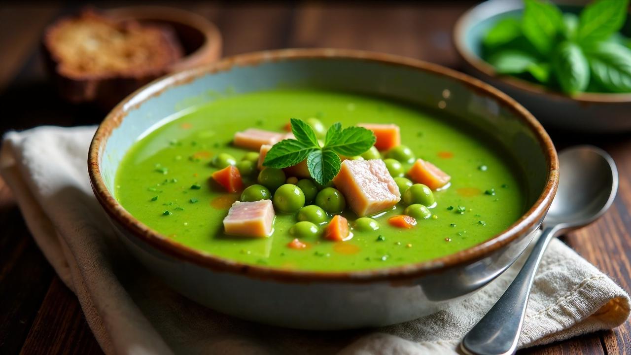 Hernekeitto: Karelische Erbsensuppe