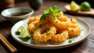 Herrliche Taro-Tempura