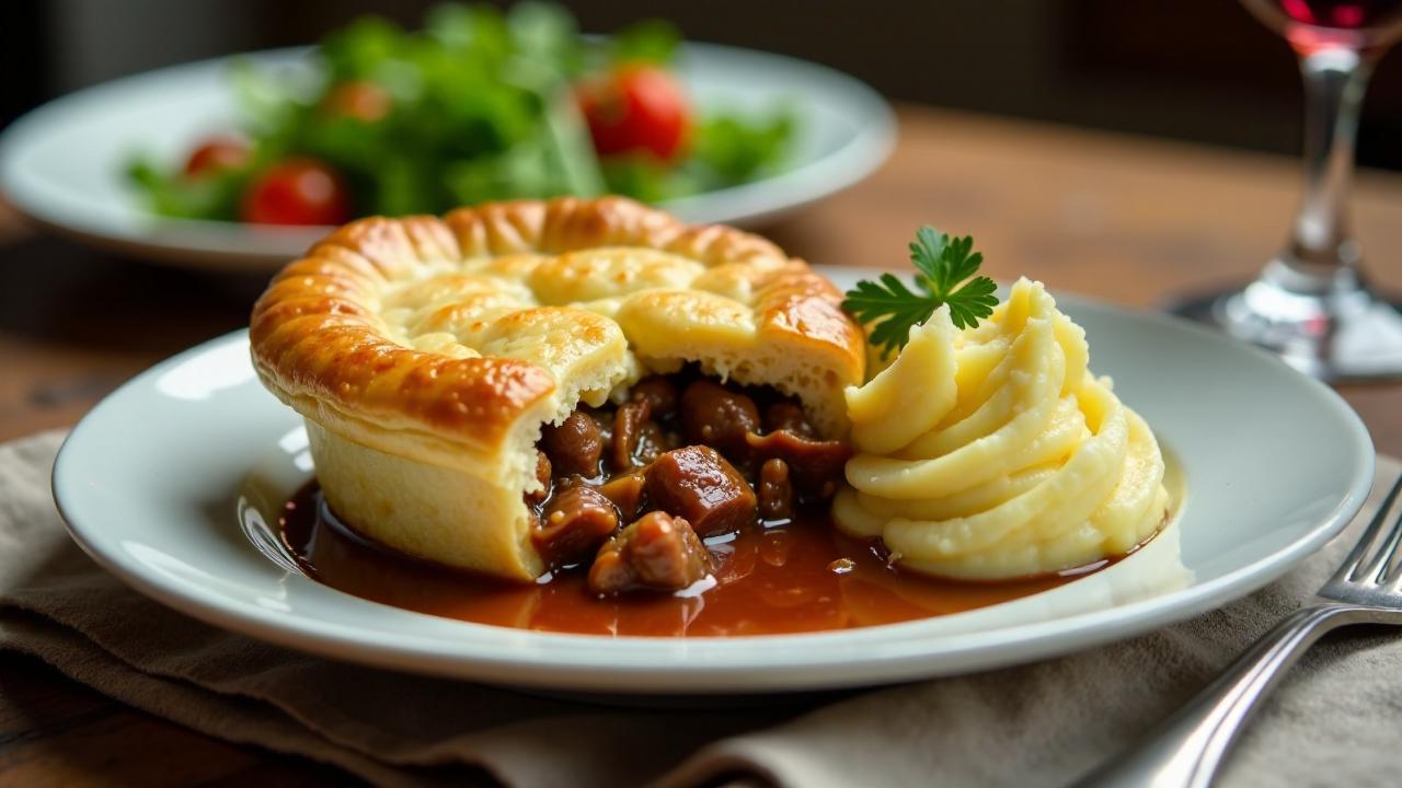 Herzhaftes Beef & Kidney Pie