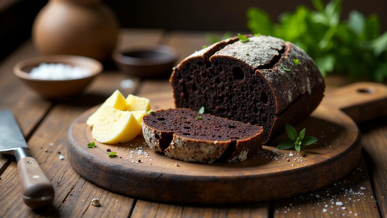 Herzhaftes Berliner Schwarzbrot