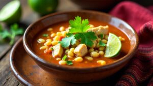 **Hähnchen-Pozole**