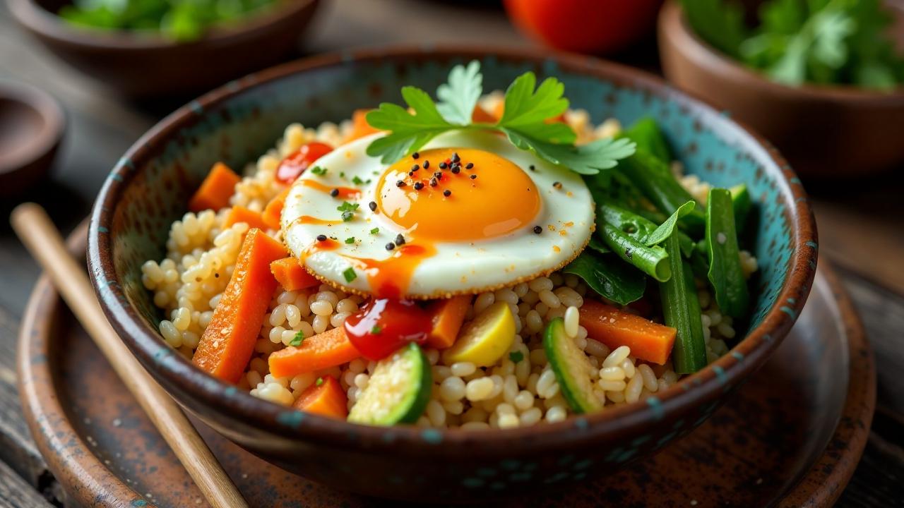 Hähnchen Bibimbap