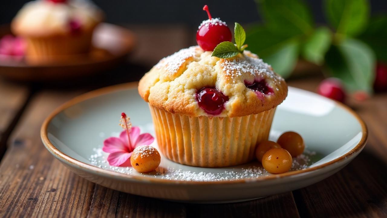 Hibiskus-Rosinen-Muffin-Tops