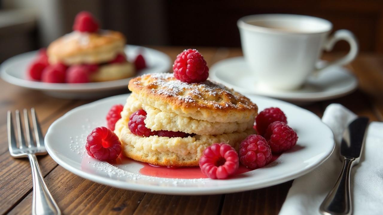 Himbeer-Trüffel-Scones