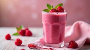 Himbeer-Vanille-Smoothie