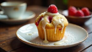 Himbeer-Weiße Schoko-Muffin-Tops