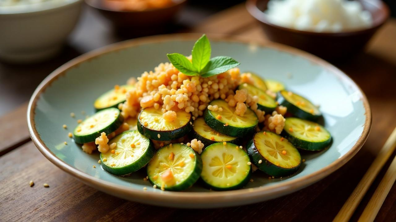 Hobak Bokkeum (Zucchini Banchan)