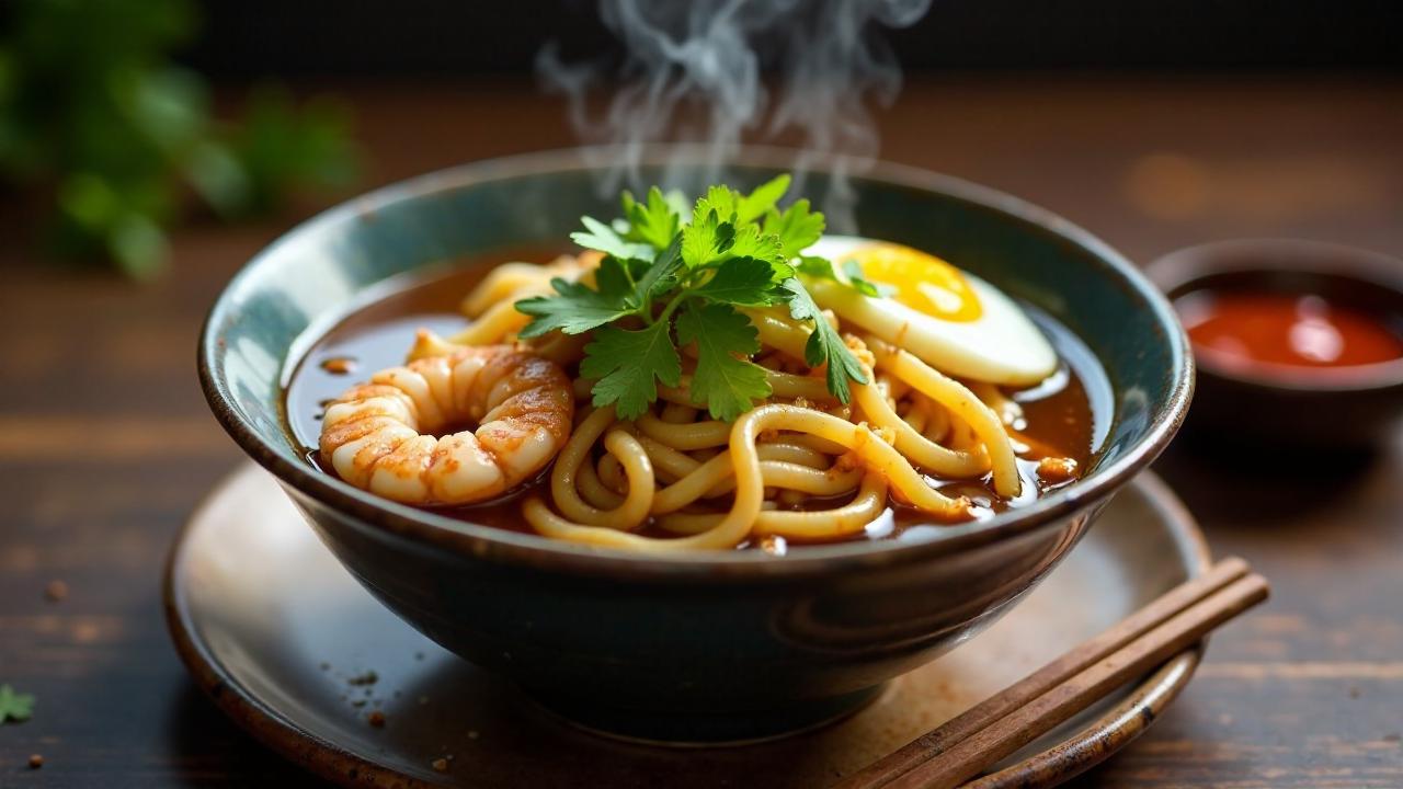 Hokkien Lor Mee - Braune Nudelsuppe