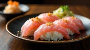 Hokkigai Nigiri (Muschel-Nigiri)