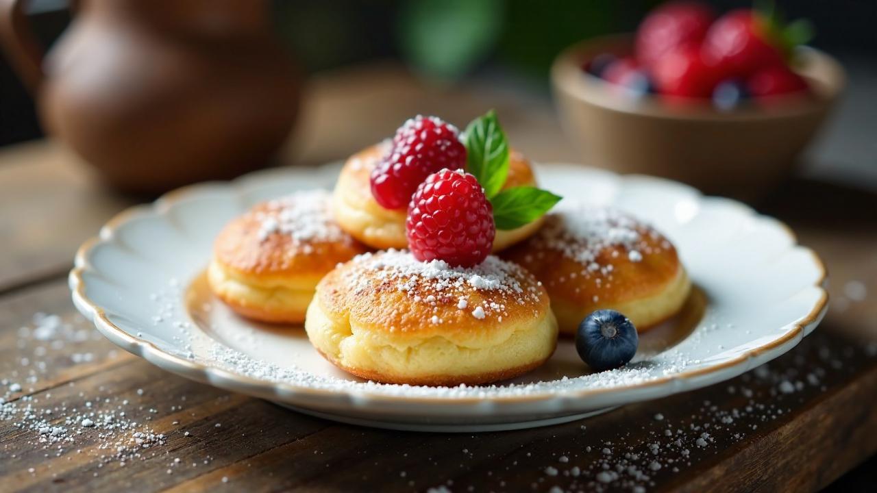 Hollandse Poffertjes (Mini-Pfannkuchen)