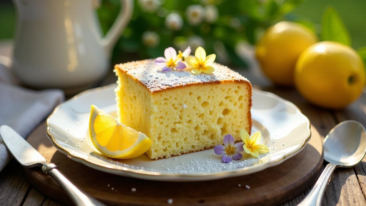 Holunderblüten-Zitronen-Kuchen