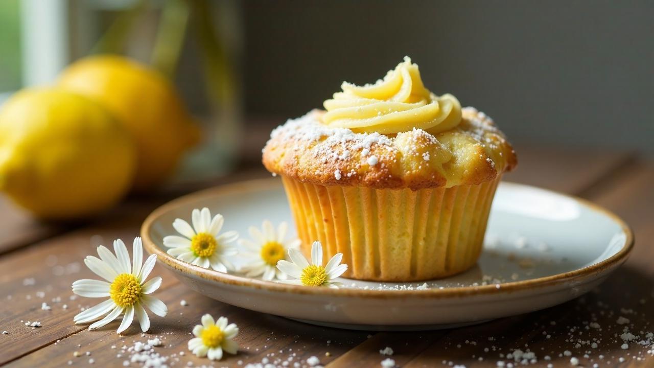 Holunderblüten-Zitronen-Muffins