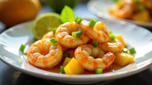 **Honey Mango Shrimp**