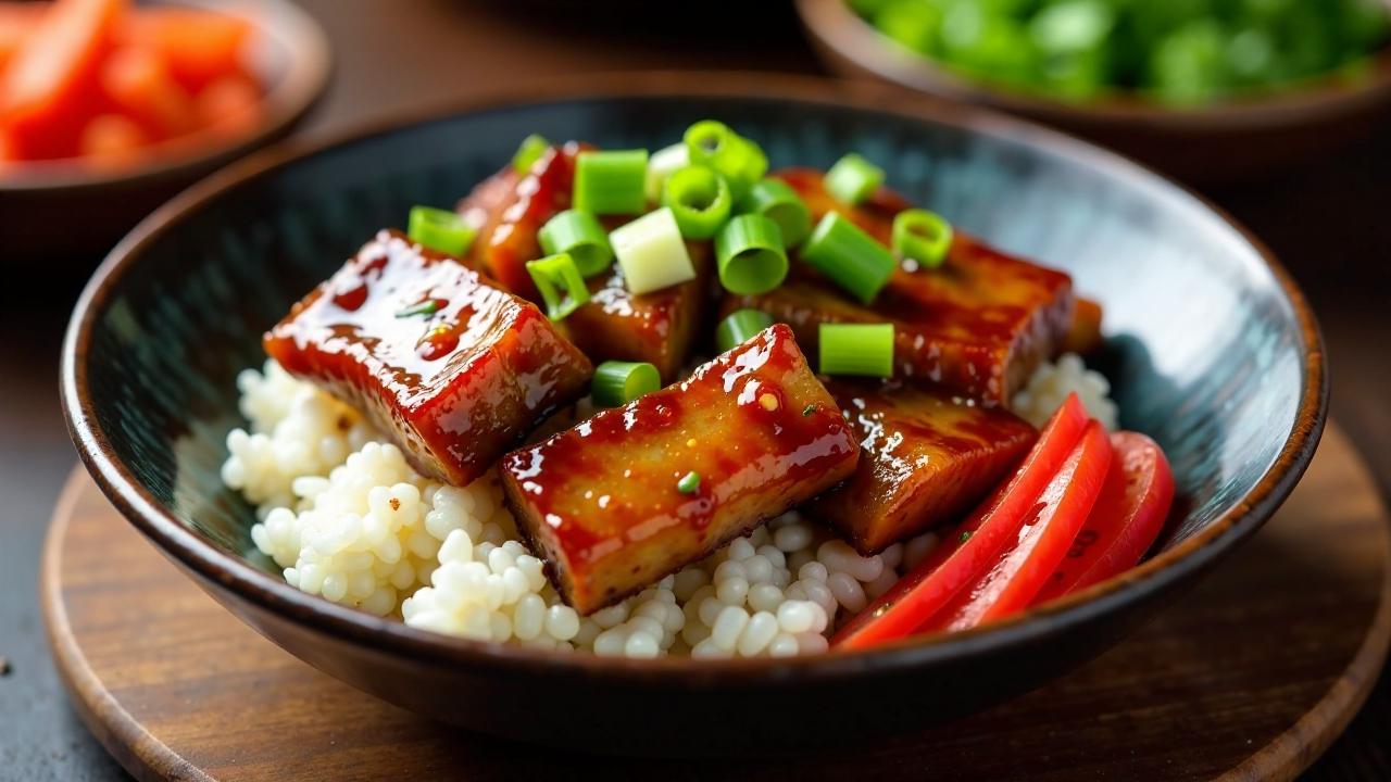 Hong Shao Rou (geschmortes Schweinefleisch)