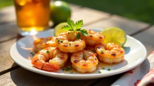 Honig-Limetten Shrimp