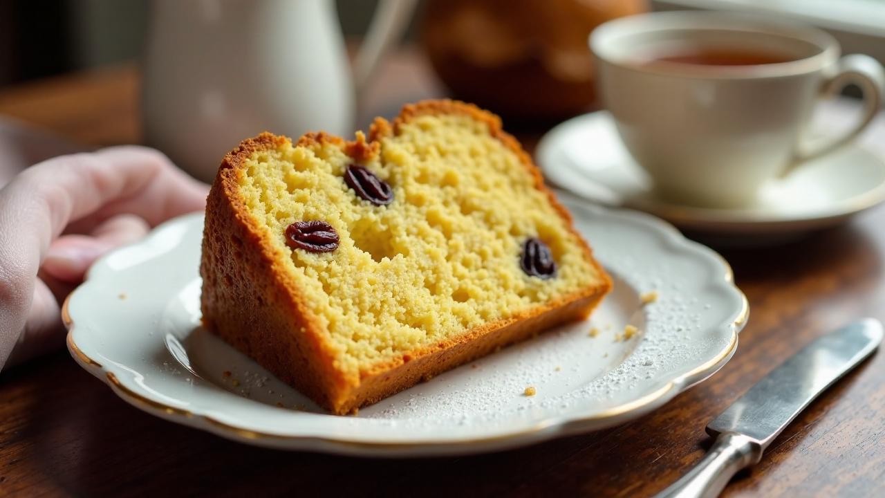 Honig-Rosinenkuchen