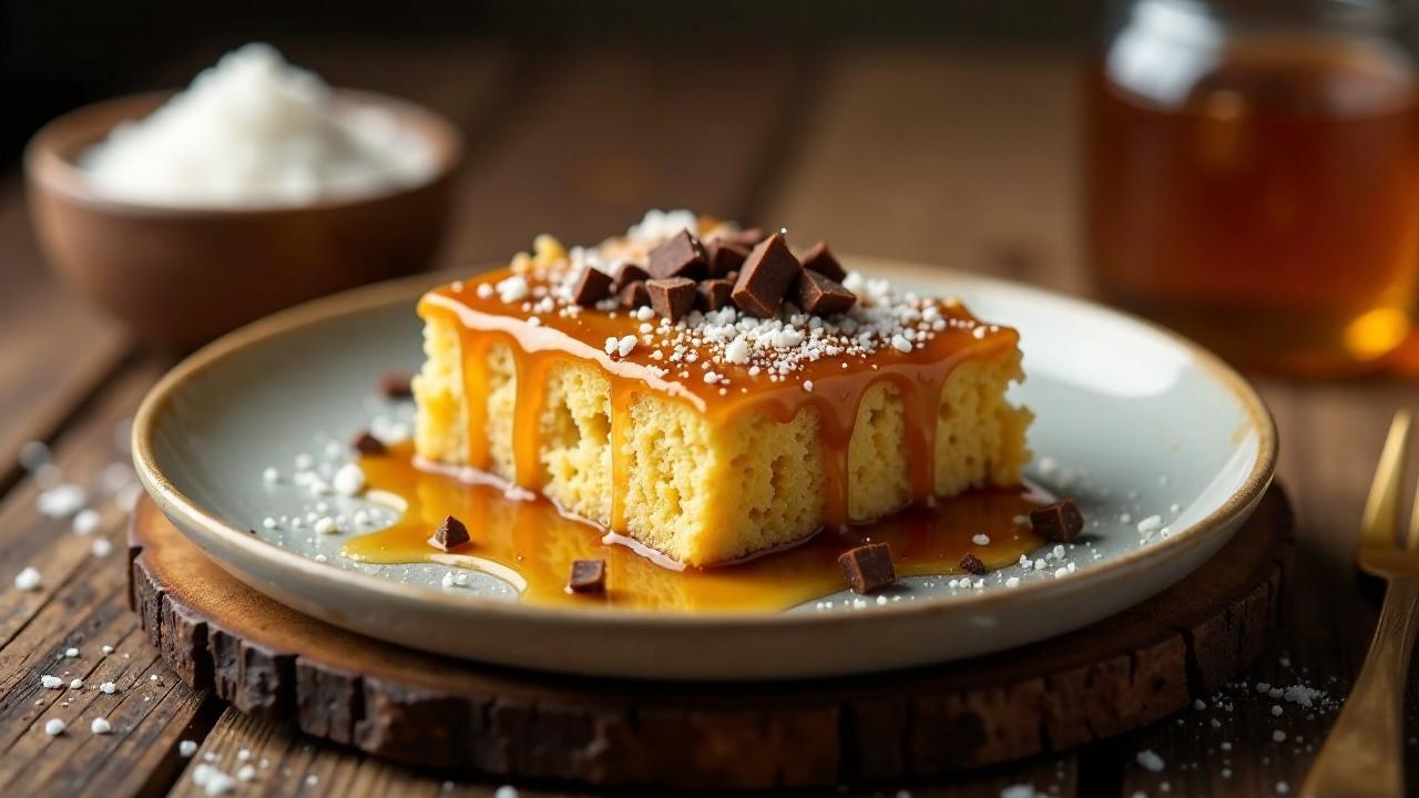 Honig-Salzkaramell-Blondies