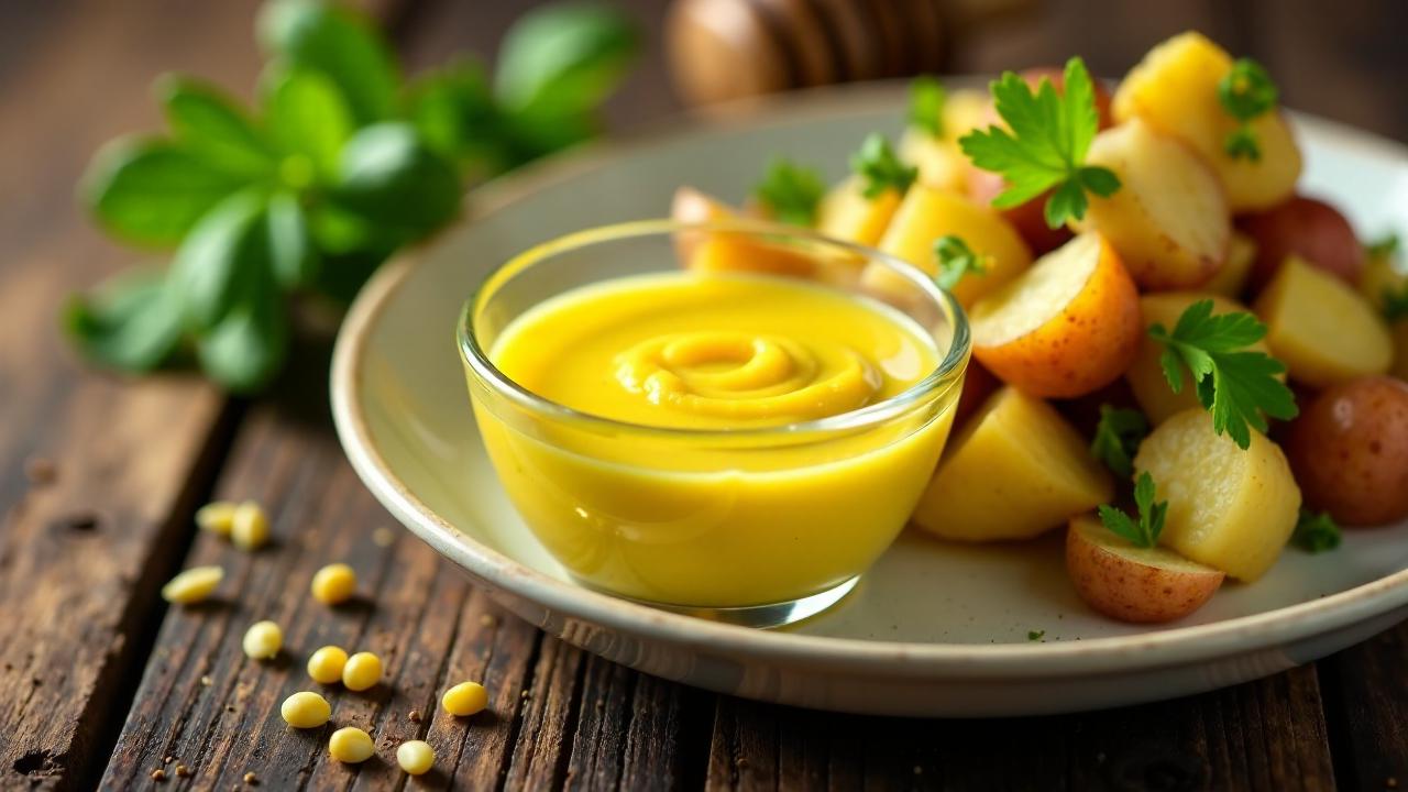 Honig-Senf Dressing für Kartoffelsalat