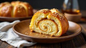 Honig-Sesam-Babka