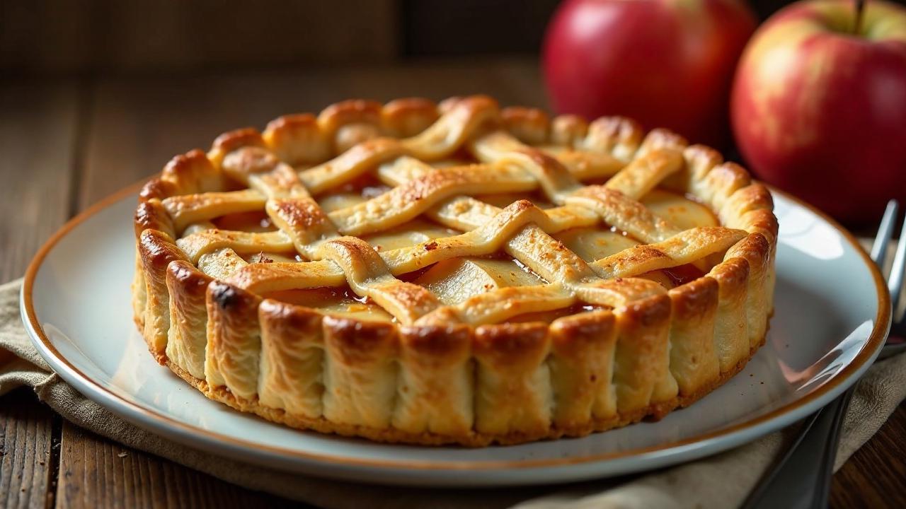 Honig-Zimt-Apfel-Pie