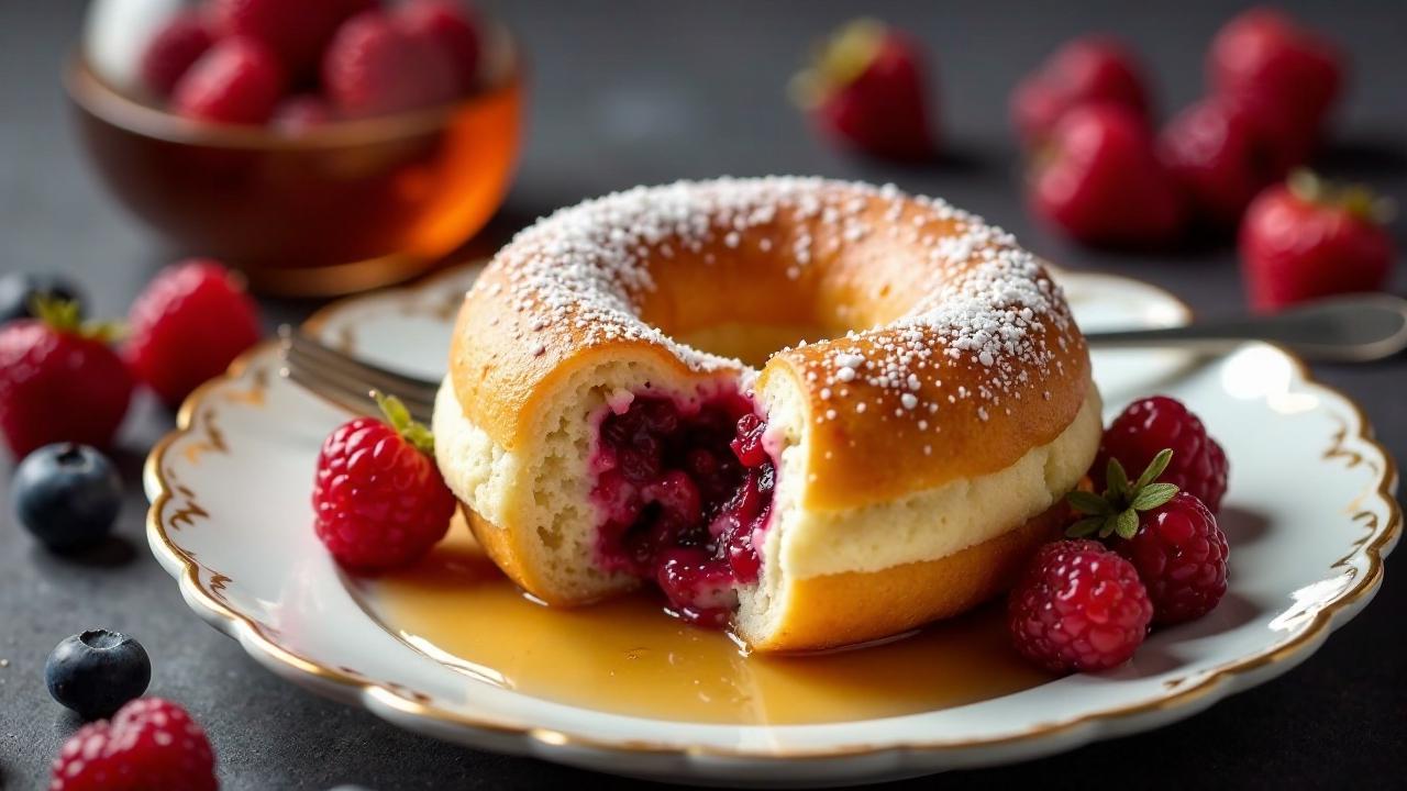 Honigwaldbeeren-Donut