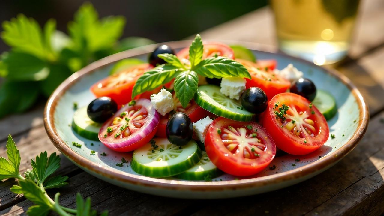 Horiatiki Salata – Griechischer Bauernsalat