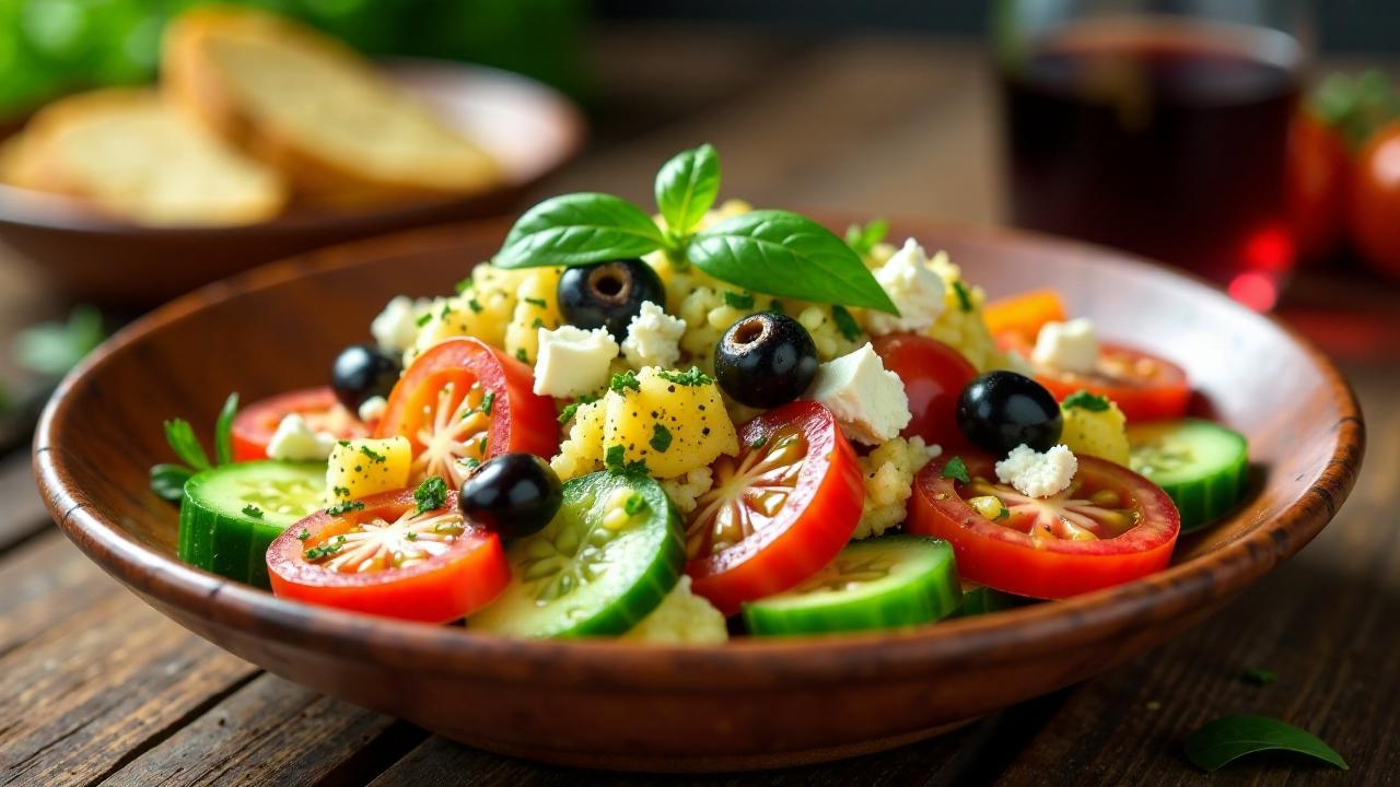 Horiatiki: Traditioneller Griechischer Salat