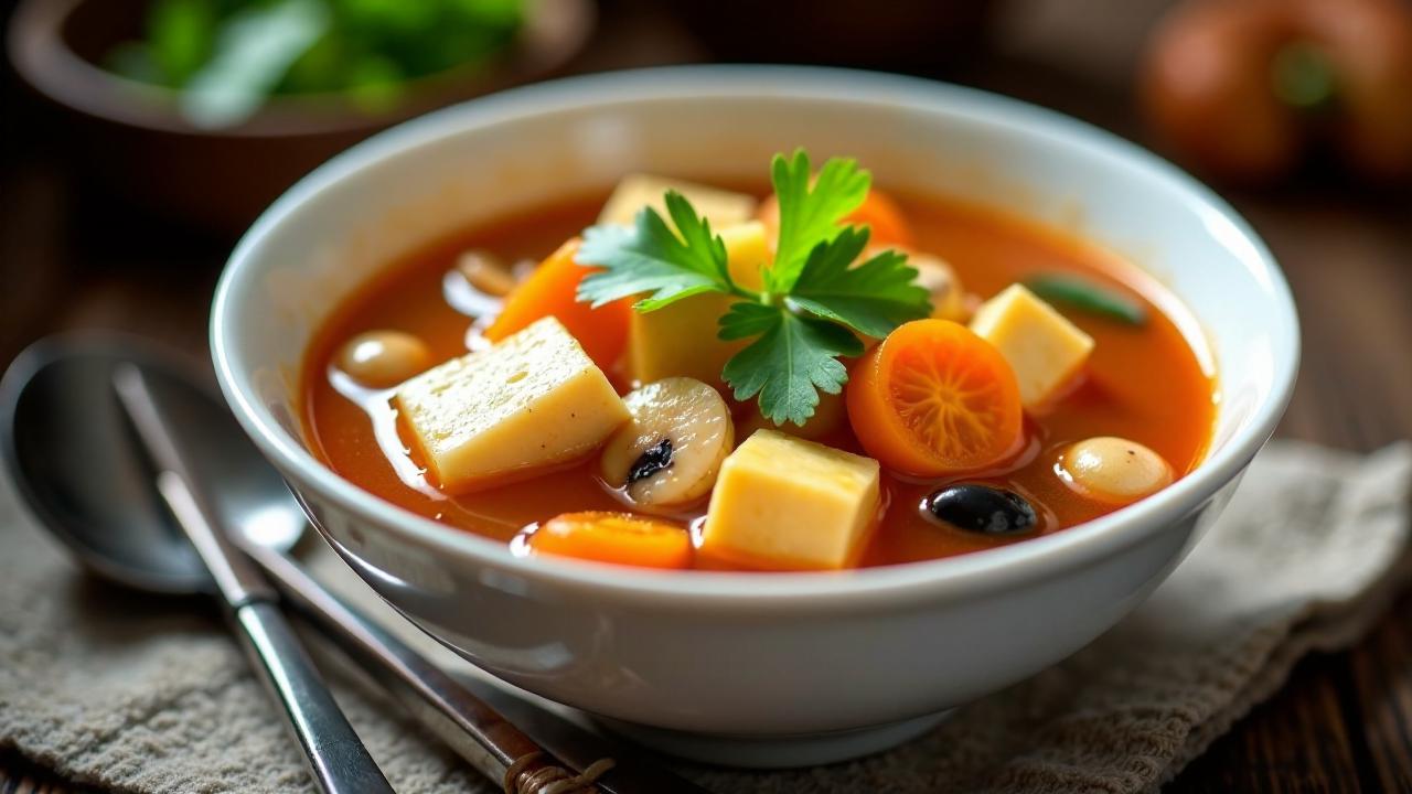 Hot and Sour Soup (Sauer-scharf Suppe)