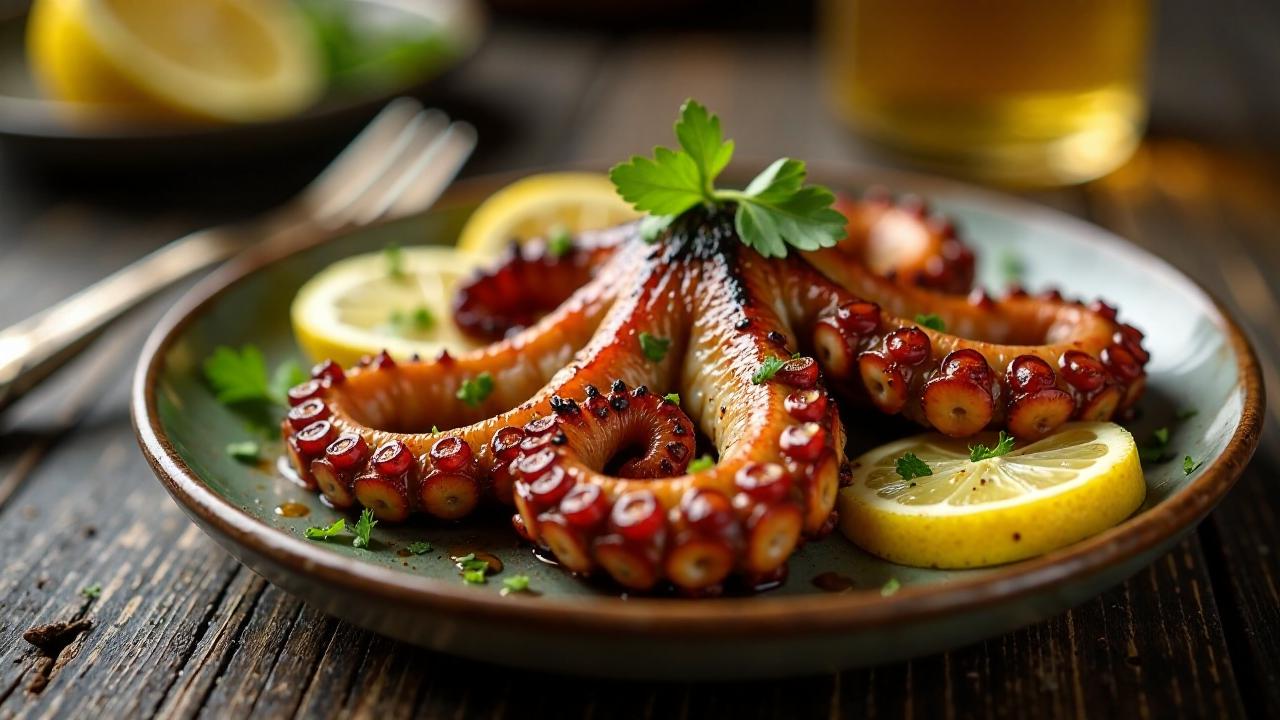 Htapodi: Gegrillter Oktopus