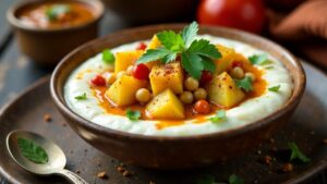 Indian Savory Yogurt Chaat