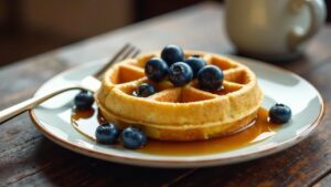 Indigenous Flavors: Birch Syrup Waffles