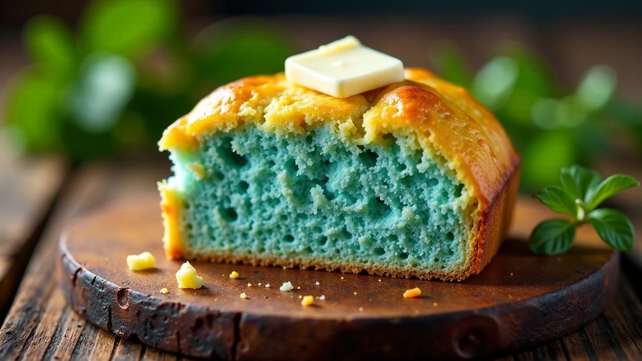 Indigenous Flavors: Blue Cornbread