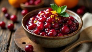 Indigenous Flavors: Cranberry-Sauce