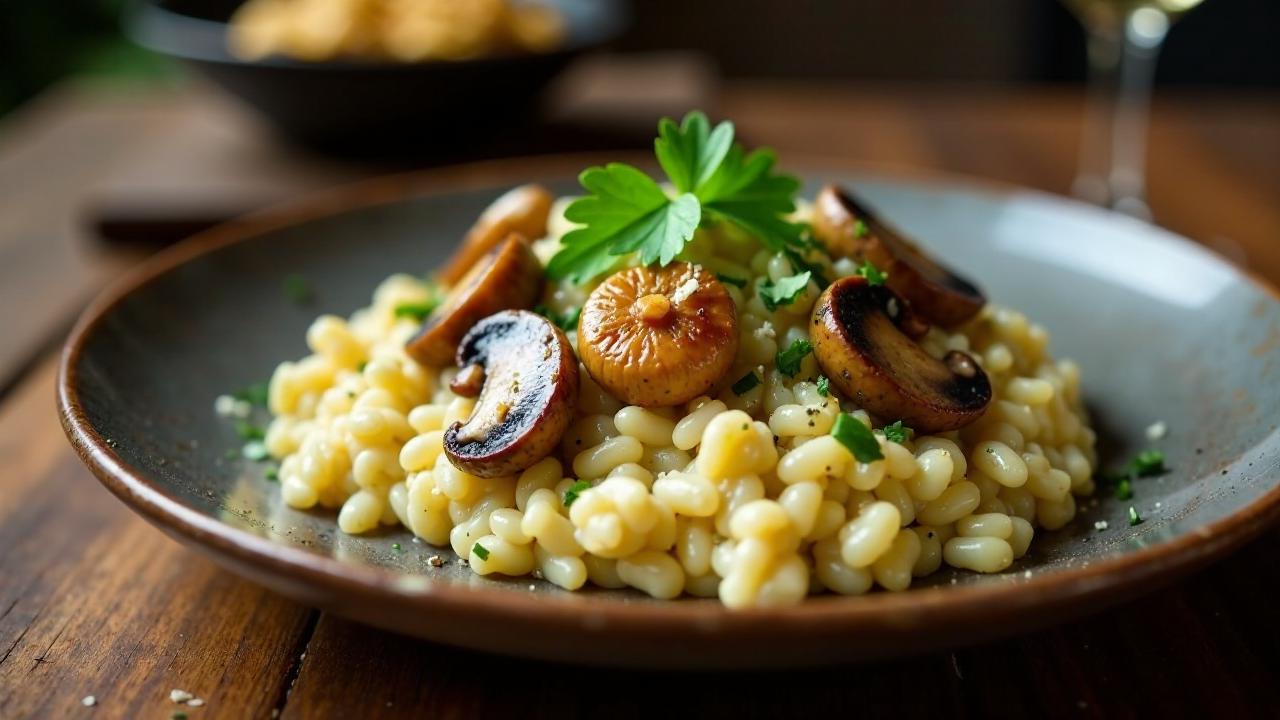 Indigenous Flavors: Forest Mushroom Risotto