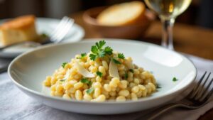 Indigenous Flavors: Pine Nut-Risotto