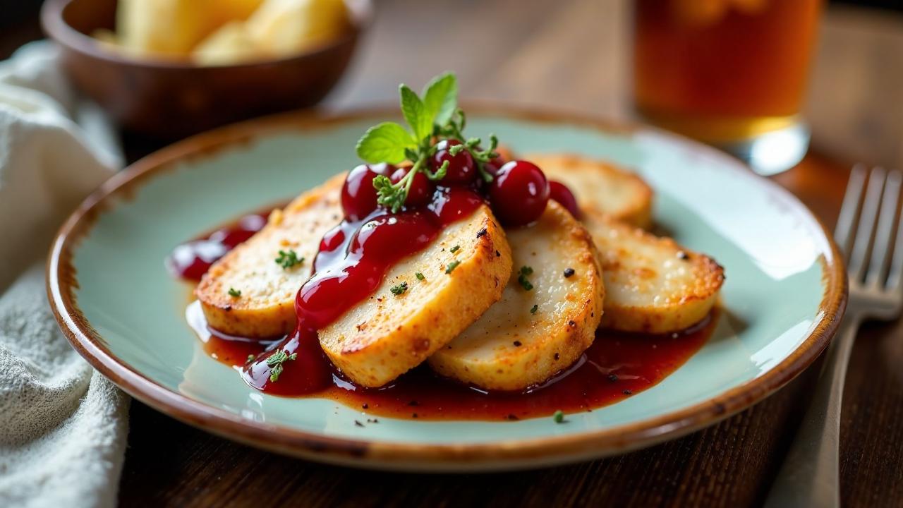 Indigenous Flavors: Turkey Tenders with Cranberry Sauce