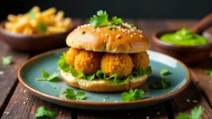 Indischer Vada Pav