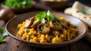 Inguday Tibs - Gebratene Champignons äthiopische Art