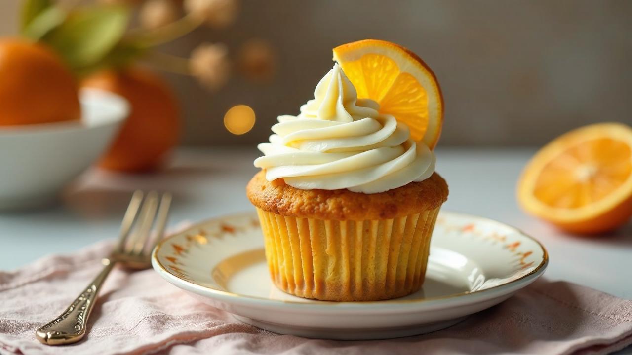 Ingwer-Orangen-Cupcakes