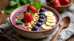 Insekten-Bananen-Smoothie-Bowl