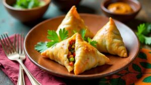 Insel-Samosas mit Gemüse