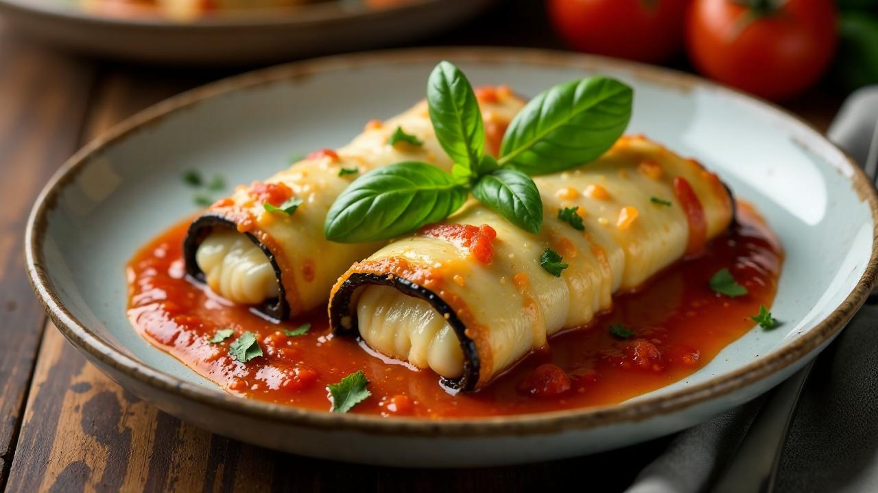 Involtini di Melanzane (Auberginenrollen)