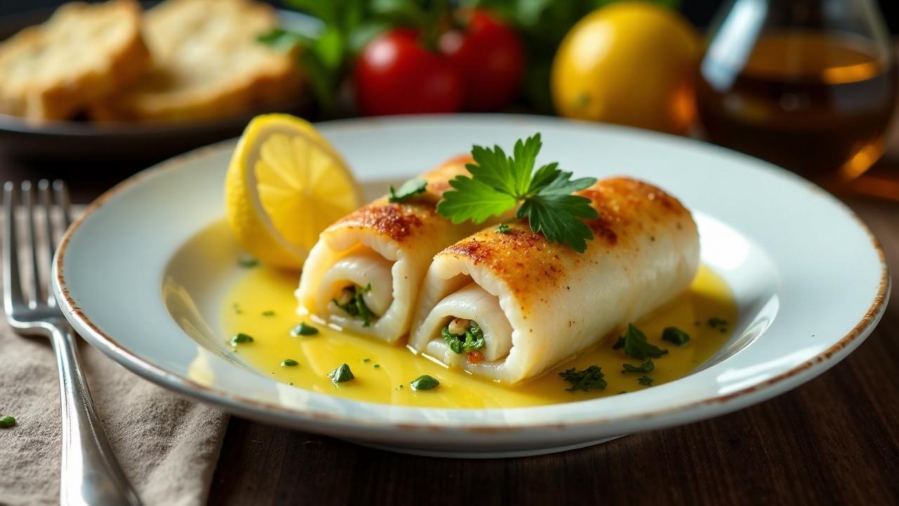 Involtini di Pesce Spada (Schwertfischrouladen)