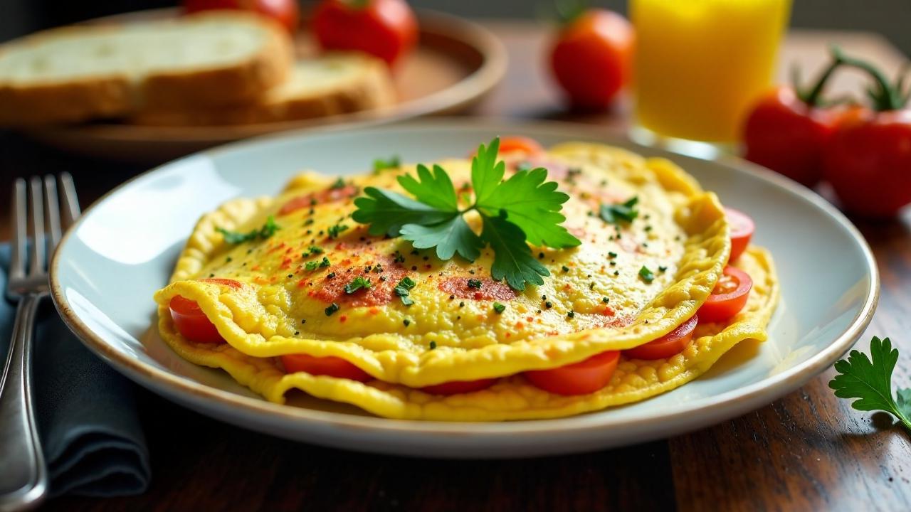 Iranian Omelette (Tomaten-Omelett)