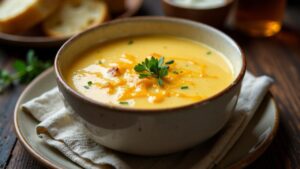 Irish Cheddar and Ale Soup