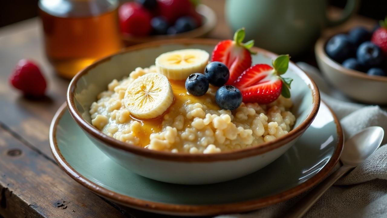 Irish Oatmeal with Honey