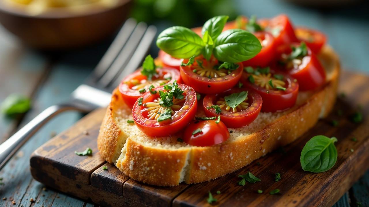 Istrisches Bruschetta mit Sardinen