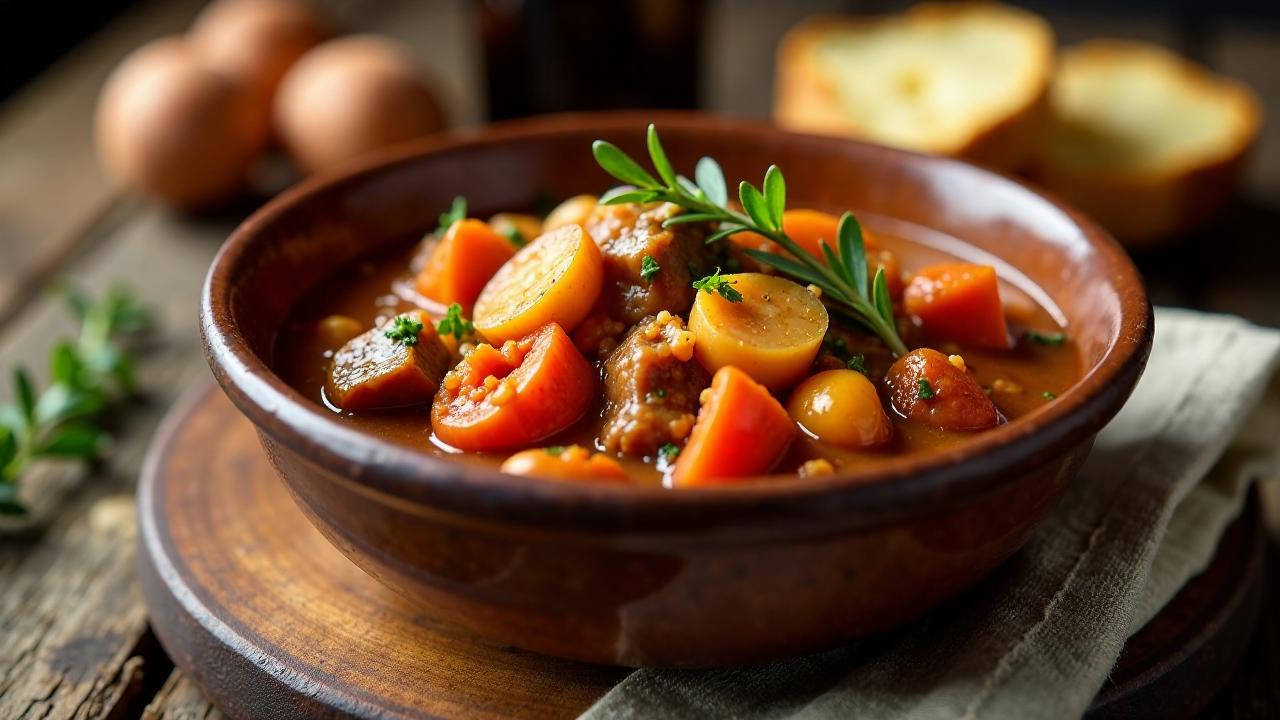 Istrisches Gulasch mit Wildfleisch